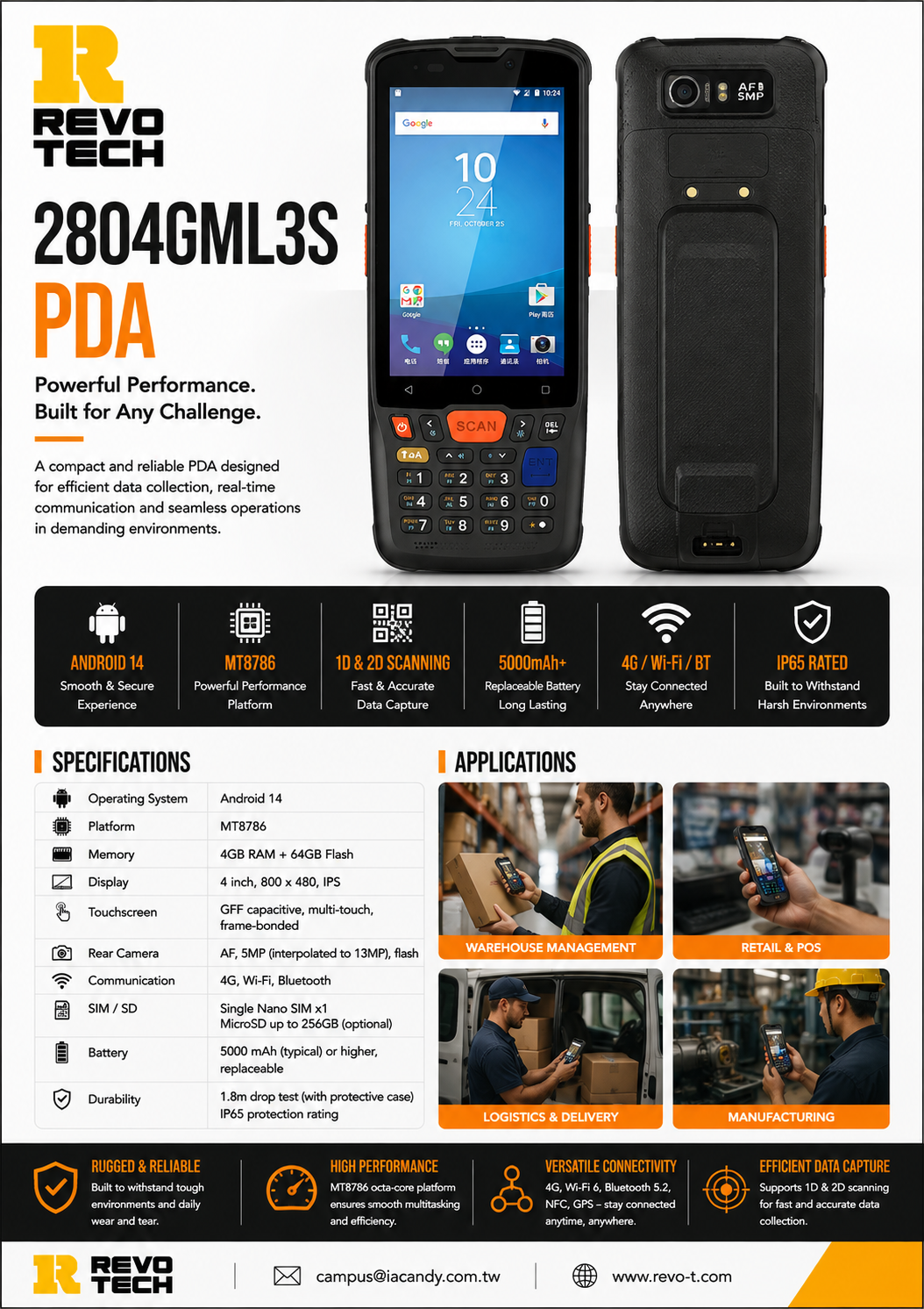 android pda product illustration